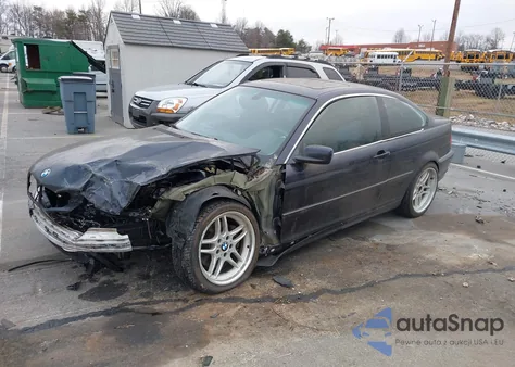 2002 BMW 330Ci z USA, uszkodzony, nr VIN WBABN53402JU27212